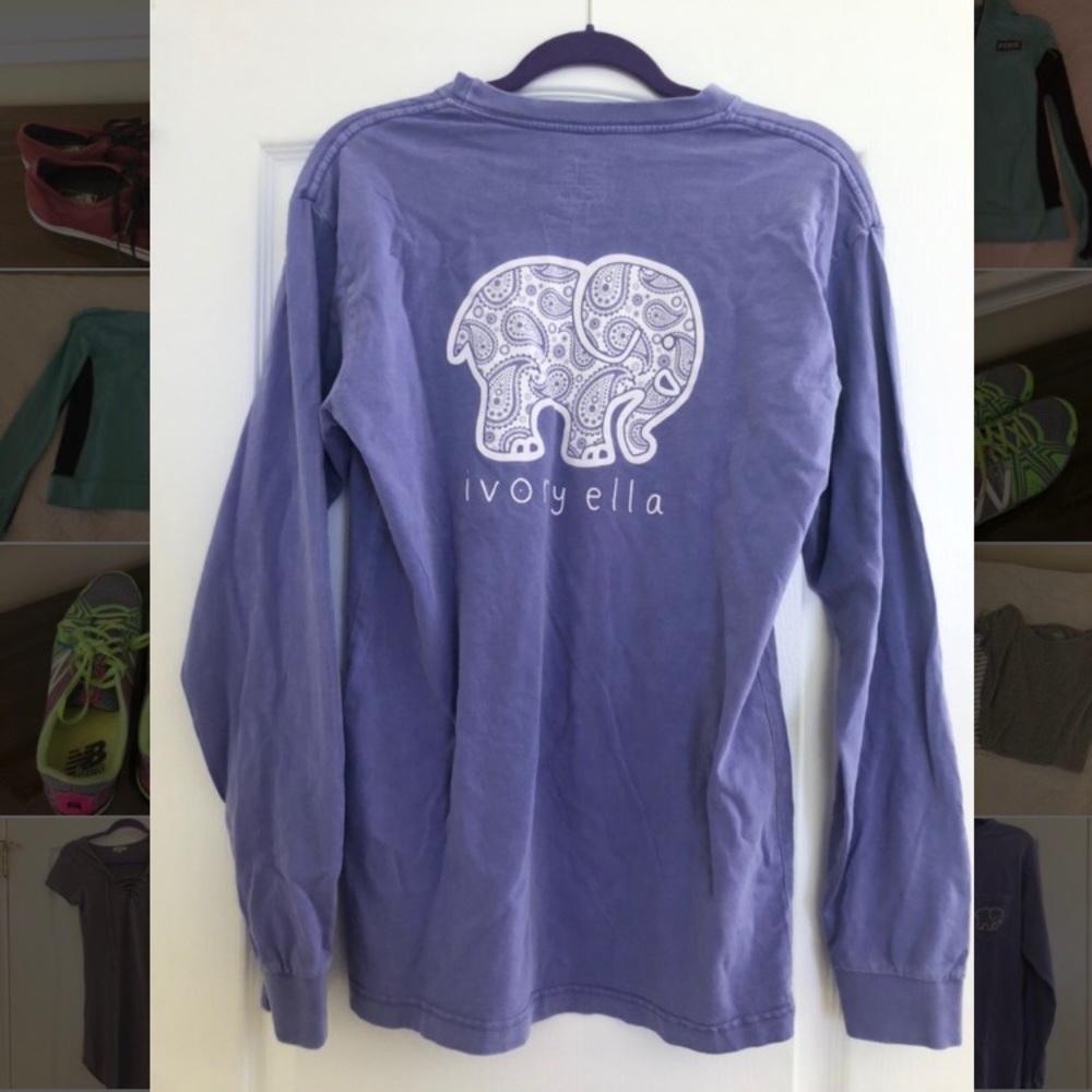 Purple Ivory Ella long sleeve shirt!